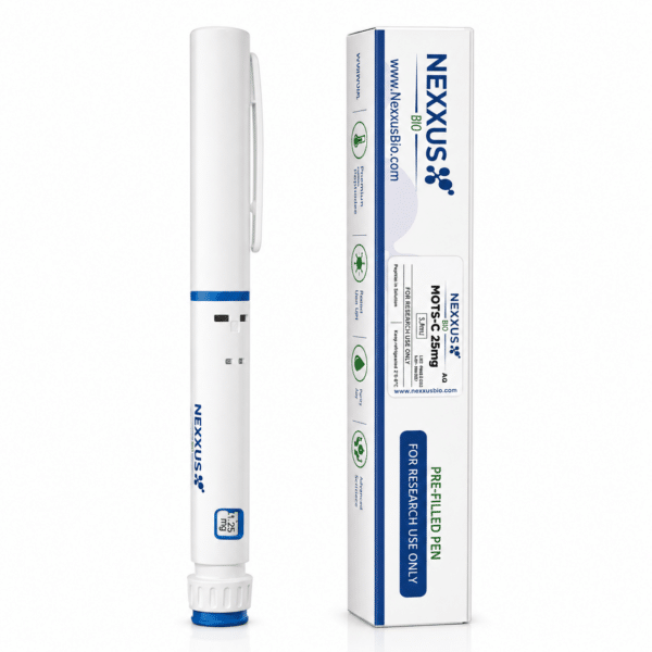 MOTS-C 25 mg AQ PEN – predplnené laboratórne pero s peptidovým výskumným materiálom
